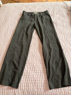 Michael Kors Women's Charcoal Gray Straight-Leg Trousers